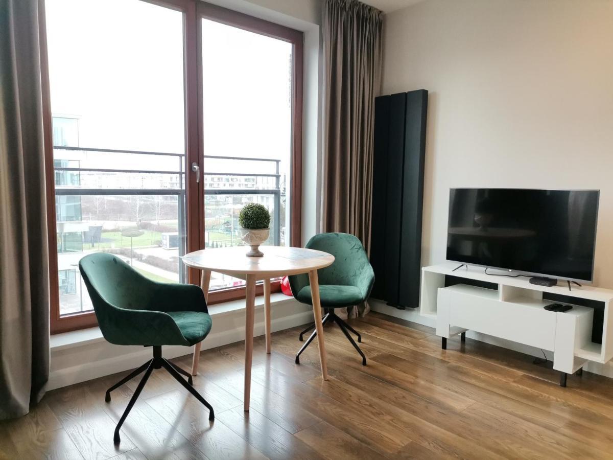 Апартаменти Nowoczesny Apartament Z Widokiem Варшава Екстер'єр фото